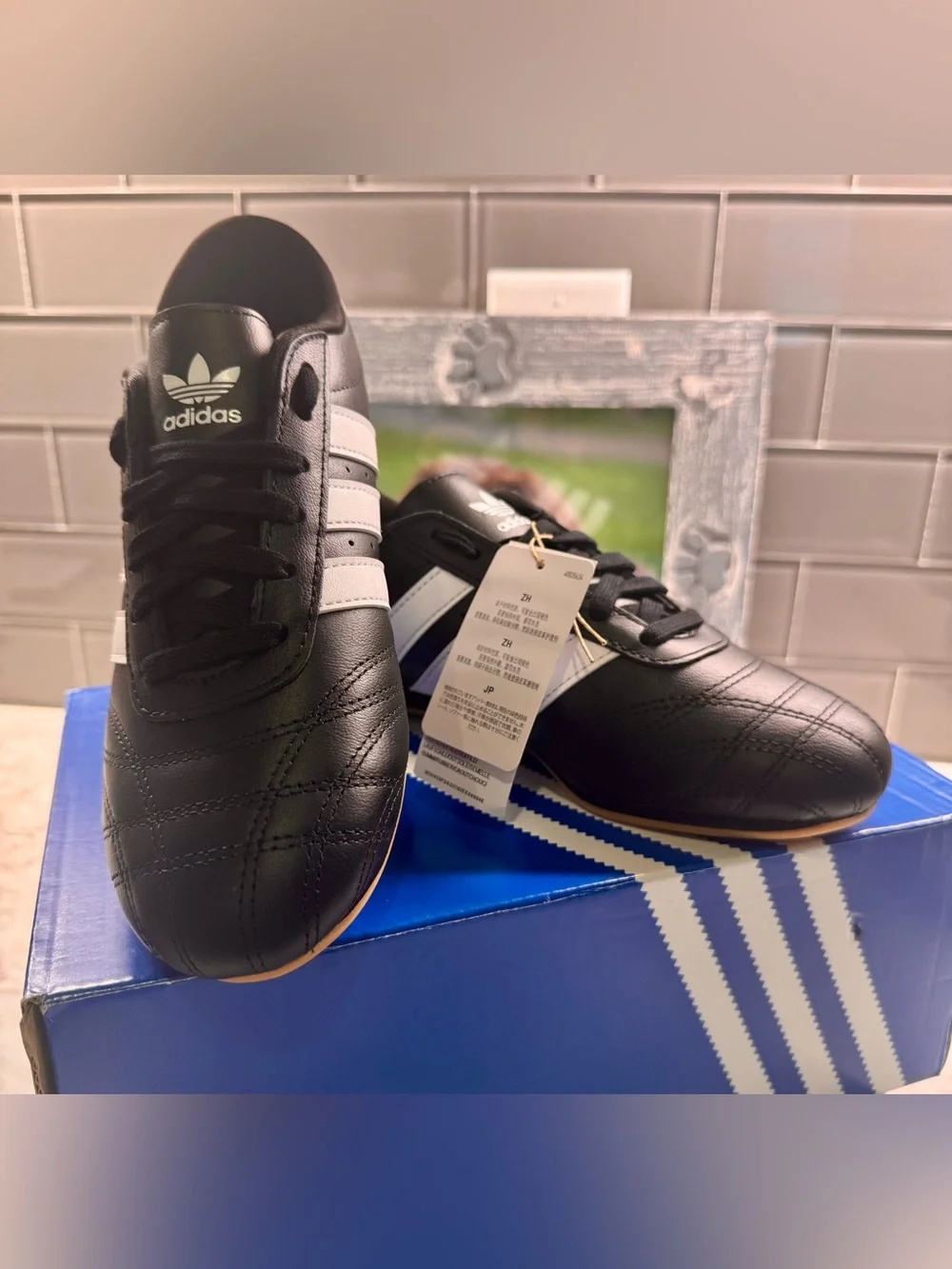 NEW!! Adidas Black and White Taekwondo Lace-Up Sneakers! HOT TREND!!!!